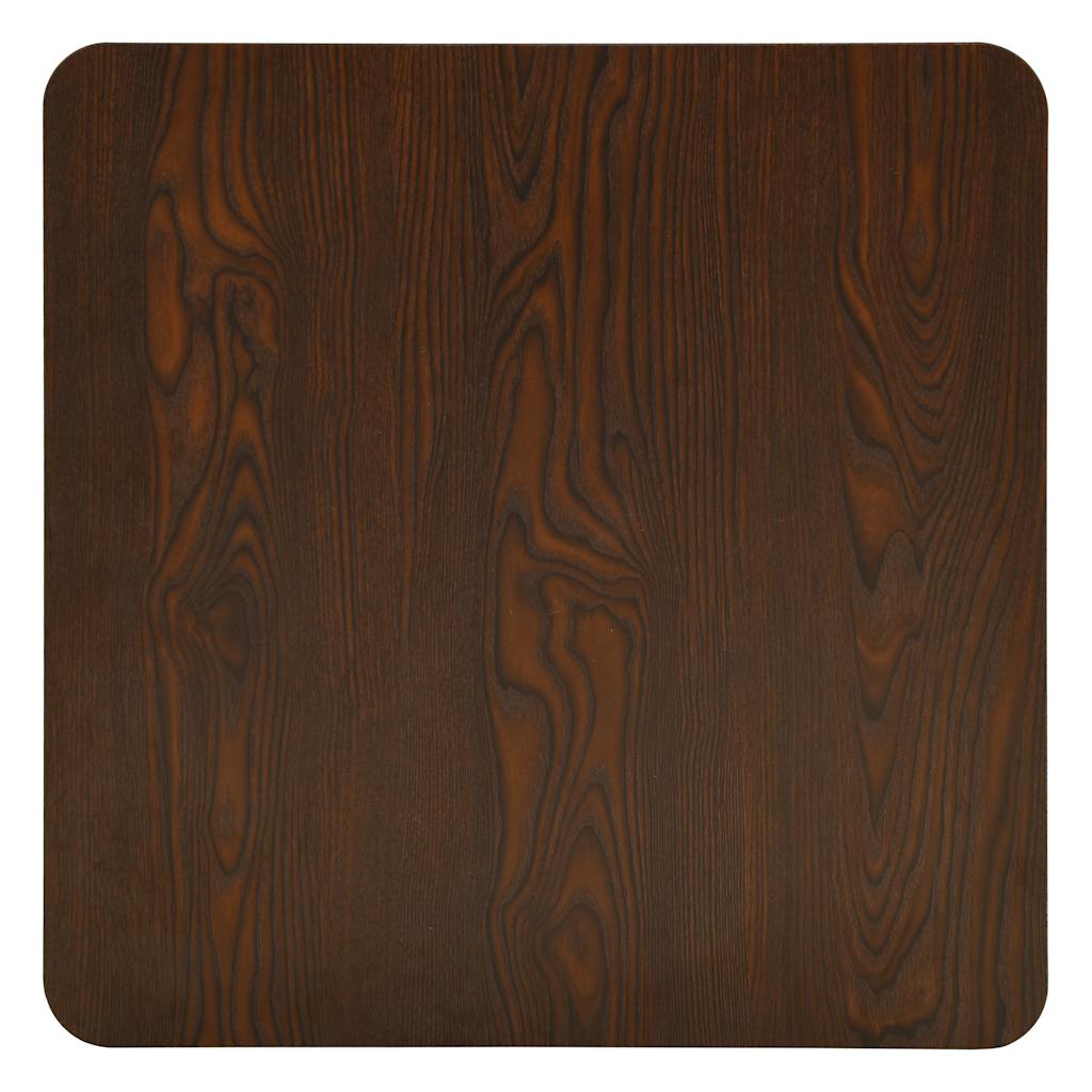 Bistro Table Dark Ash 70x70x107 cm